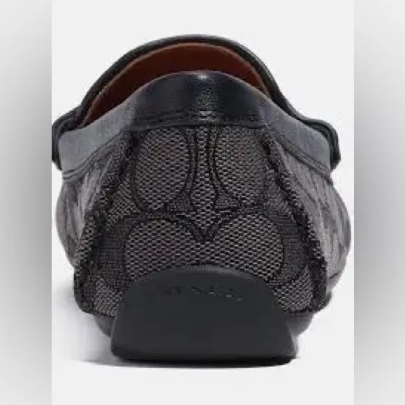 Coach Mona Driver Signature Jacquard Flats