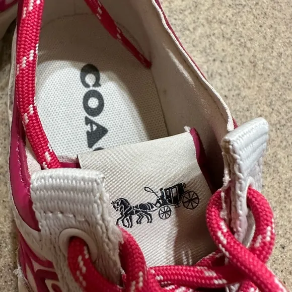 COACH Tennis Shoes Hyacinth Pink Size 6.5B