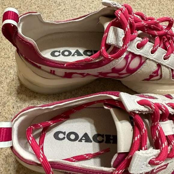 COACH Tennis Shoes Hyacinth Pink Size 6.5B
