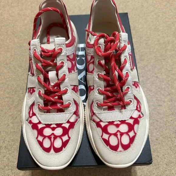 COACH Tennis Shoes Hyacinth Pink Size 6.5B