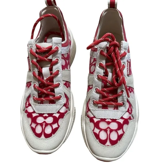 COACH Tennis Shoes Hyacinth Pink Size 6.5B
