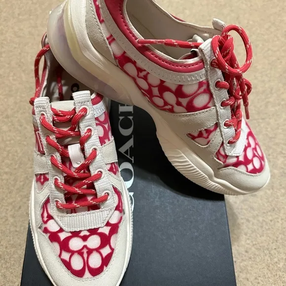COACH Tennis Shoes Hyacinth Pink Size 6.5B