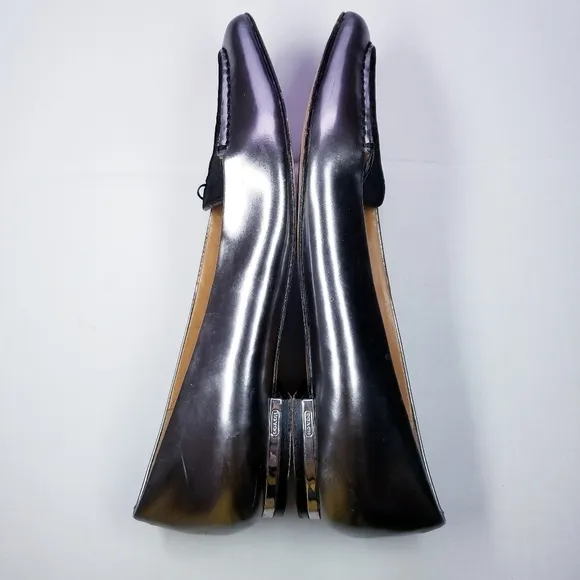 Coach | Walsh Pointed Toe Silver Flats 7