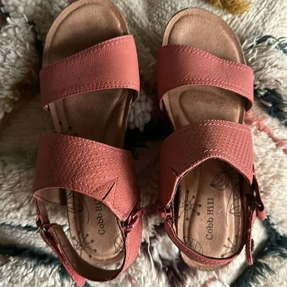 Cobb Hill Shona Slingback Sandal Wedge Shoes!