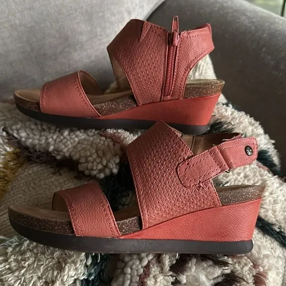Cobb Hill Shona Slingback Sandal Wedge Shoes!
