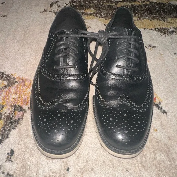 Coke Haan Black Men's Dress Shoes