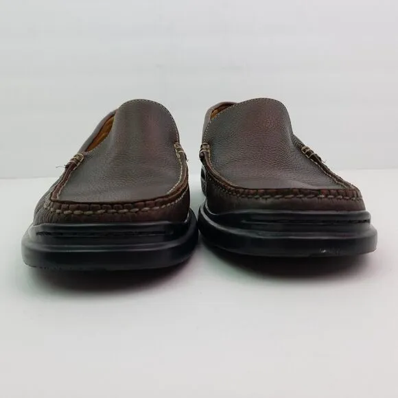 Cole Haan Air Mens Sz 10.5 Brown Leather NikeAir Sole Slip On Dress Loafer Shoes