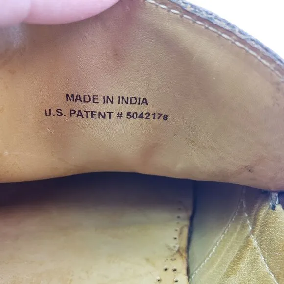 Cole Haan Air Mens Sz 10.5 Brown Leather NikeAir Sole Slip On Dress Loafer Shoes
