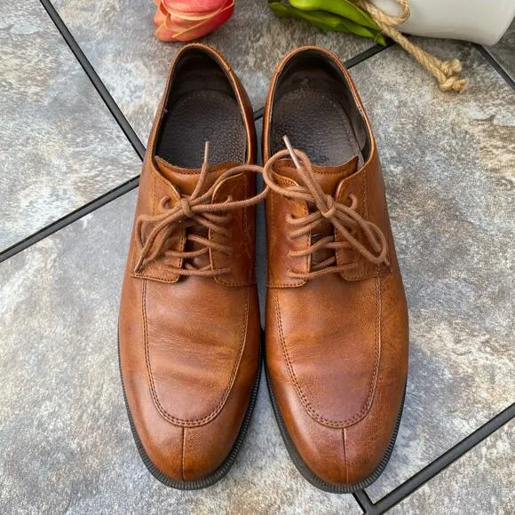 Cole Haan British Tan Collen Apron Derby Split Toe Size 10 Oxford