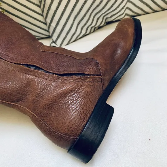 Cole Haan Brown Leather Riding Boots