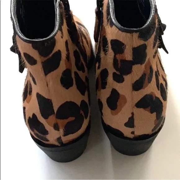 Cole Haan Calf Hair Leather Ankle Boots Women’s Size 7.5 Like New