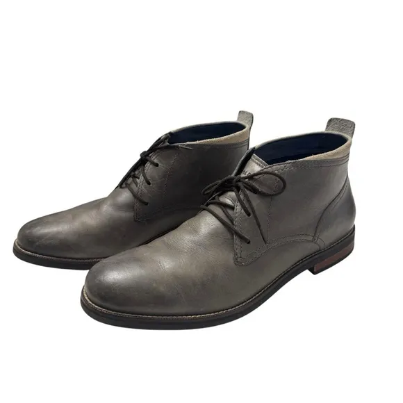 Cole Haan Distressed Gray Mens Size 12 Chukka Ankle Boots Shoes