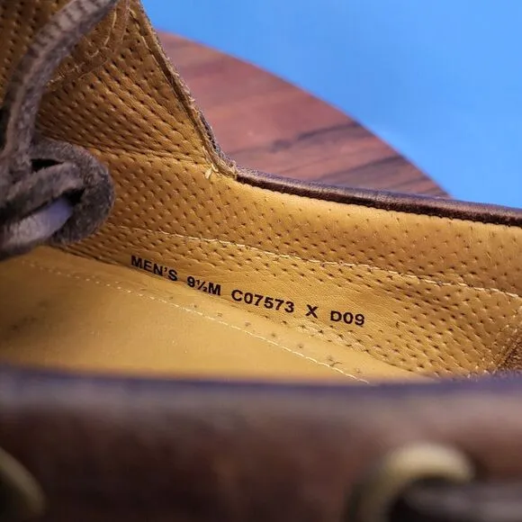 Cole Haan Docksider Deck Shoe Boat Moc Toe Lug Sole Brown Men's 9.5 M