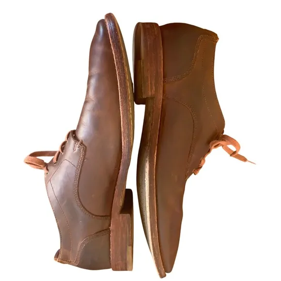 Cole Haan Grand 360 Leather Oxford Dress Shoes Brown Lace Up Casual 10.5M
