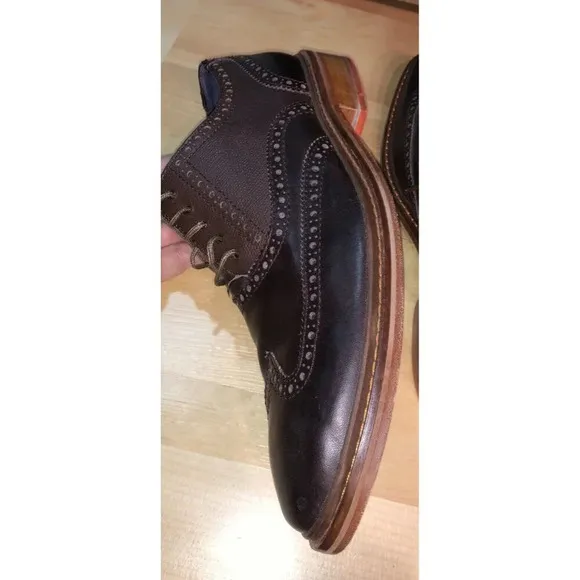 Cole Haan Grand OS Wingtip Oxford Men's 11 1/2 M Brown Leather Cambridge Shoes