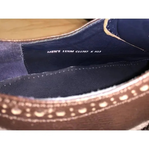 Cole Haan Grand OS Wingtip Oxford Men's 11 1/2 M Brown Leather Cambridge Shoes