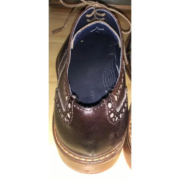 Cole Haan Grand OS Wingtip Oxford Men's 11 1/2 M Brown Leather Cambridge Shoes