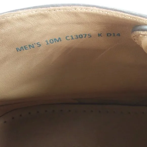 Cole Haan Grand OS Woven Leather Cambridge Chukka Boots Size 10M Brown Lace Up