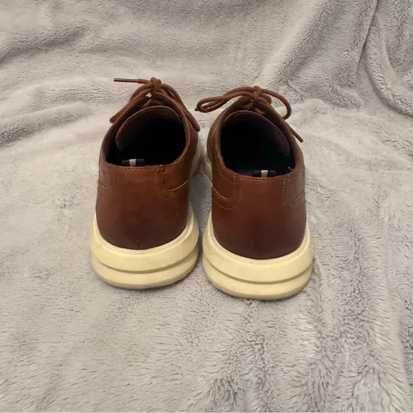 Cole Haan Grand Wingtip Oxford Men's Brown Leather Dress Shoes Size 9.5