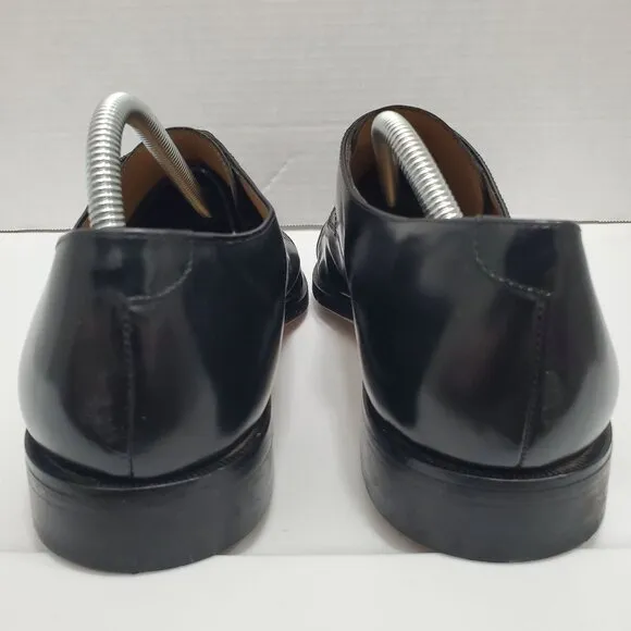 Cole Haan Lexington II Men's Black Leather Cap Toe Lace Up Oxford Shoes 11.5 D