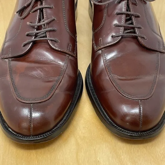 Cole Haan Mahogany Calhoun Split Toe Derby Shoe 9