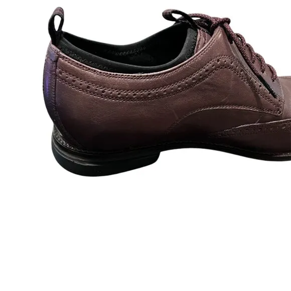 Cole Haan Men Sz 8 Brown Original Grand Longwing Oxford Borque Wingtip Formal