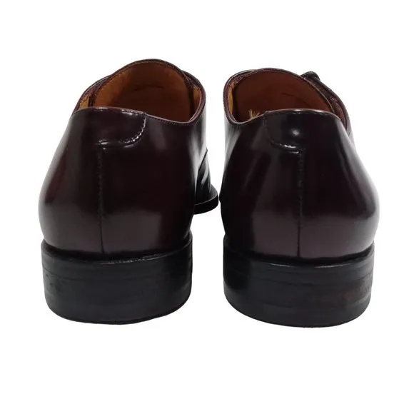 COLE HAAN Men's Apron Split Toe Lace Up Dress Derby Cordovan Leather Shoes 9M