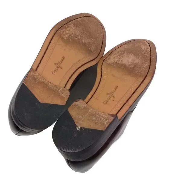 COLE HAAN Men's Apron Split Toe Lace Up Dress Derby Cordovan Leather Shoes 9M