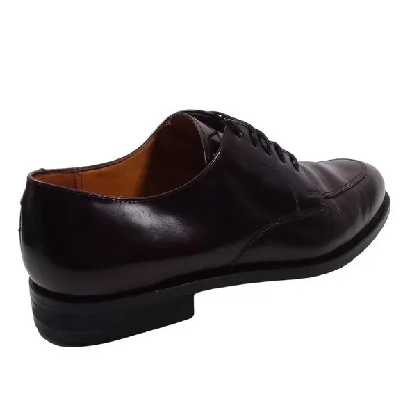 COLE HAAN Men's Apron Split Toe Lace Up Dress Derby Cordovan Leather Shoes 9M