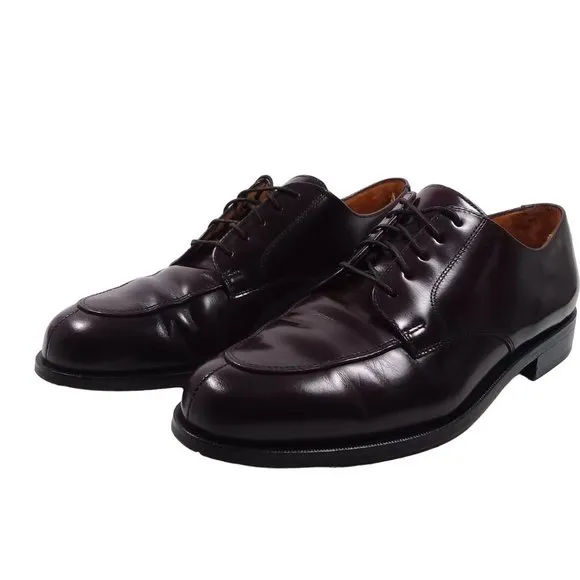 COLE HAAN Men's Apron Split Toe Lace Up Dress Derby Cordovan Leather Shoes 9M