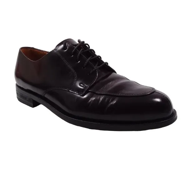 COLE HAAN Men's Apron Split Toe Lace Up Dress Derby Cordovan Leather Shoes 9M