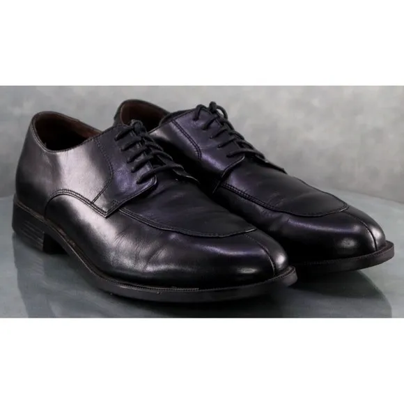 Cole Haan Men's Bicycle Toe Dress Shoes Size 11 Leather Black C12539