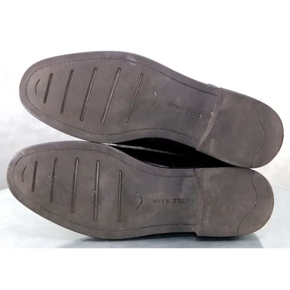Cole Haan Men's Bicycle Toe Dress Shoes Size 11 Leather Black C12539