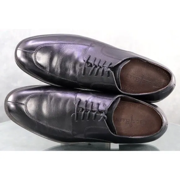 Cole Haan Men's Bicycle Toe Dress Shoes Size 11 Leather Black C12539