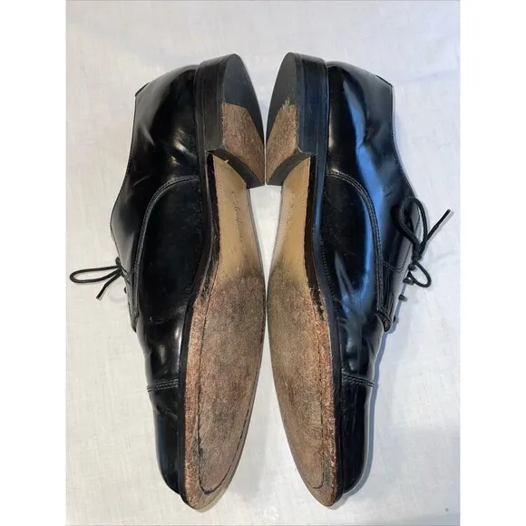 Cole Haan Men’s Captoe Dress Shoes Size 12 D Black Leather Business Formal City
