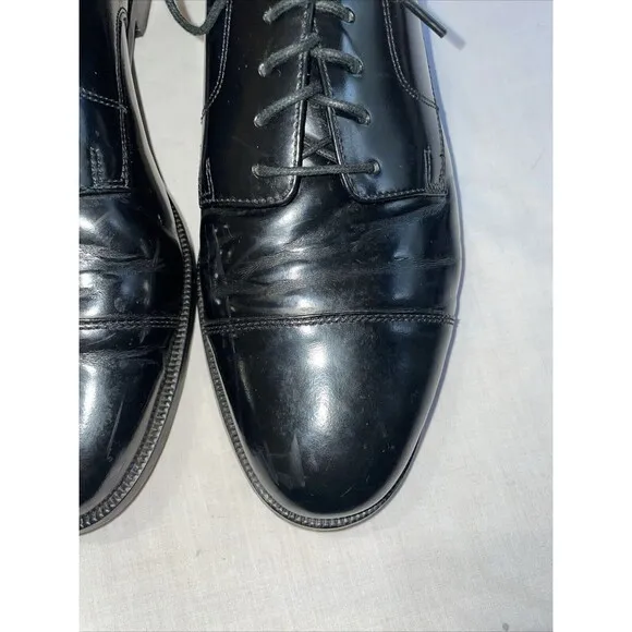 Cole Haan Men’s Captoe Dress Shoes Size 12 D Black Leather Business Formal City