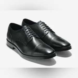 Cole Haan Men’s Jefferson Grand OS Cap Toe Oxford Shoes Black