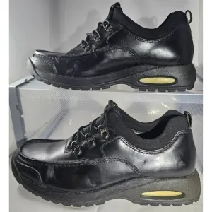 Cole Haan Men's Lace Up Black Leather Shoes  Round Toe Casual Hipster Size 6W