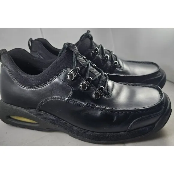 Cole Haan Men's Lace Up Black Leather Shoes  Round Toe Casual Hipster Size 6W
