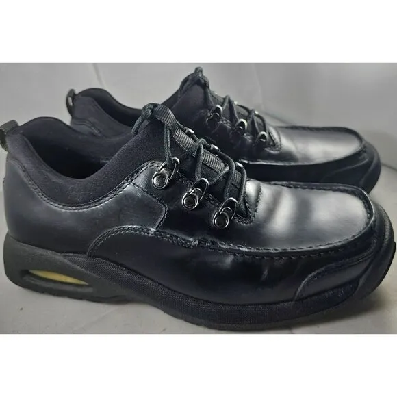 Cole Haan Men's Lace Up Black Leather Shoes  Round Toe Casual Hipster Size 6W