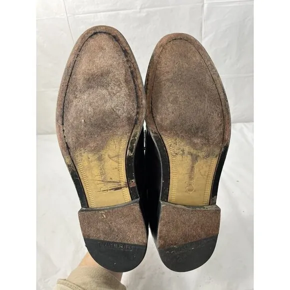 Cole Haan Men's NikeAir Split-Toe Derby Mahogany Leather Dress Shoes Size 11 M