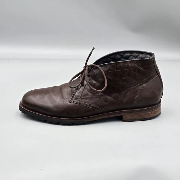 Cole Haan Mens Size 10 M VGC Signature Grand OS Brown Leather Chukka Dress Shoes