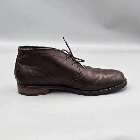 Cole Haan Mens Size 10 M VGC Signature Grand OS Brown Leather Chukka Dress Shoes