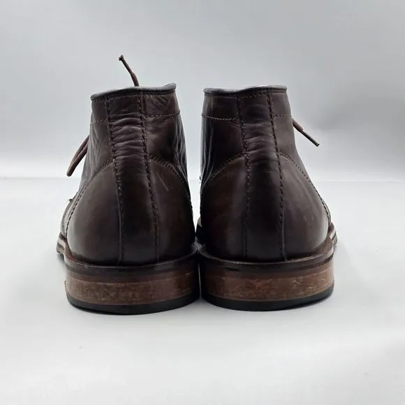Cole Haan Mens Size 10 M VGC Signature Grand OS Brown Leather Chukka Dress Shoes