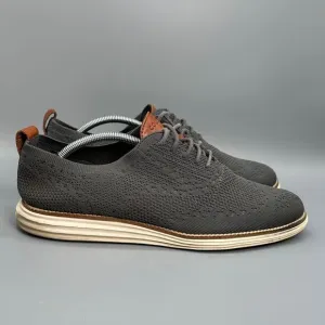 Cole Haan Original Grand Oxford Mens Size 11 Gray Round Toe Dress Shoe Sneakers