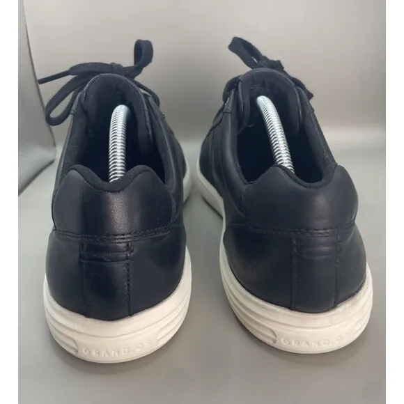 Cole Haan Reagan Grand Sneakers Mens Size 10 M Black Leather C32499