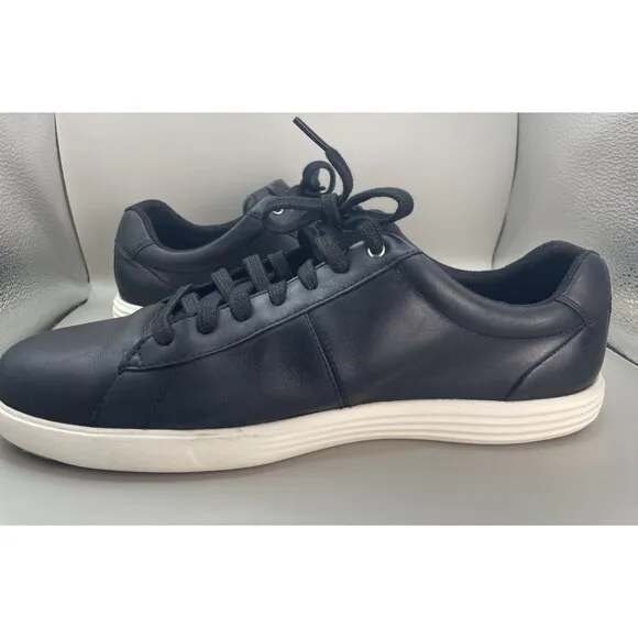 Cole Haan Reagan Grand Sneakers Mens Size 10 M Black Leather C32499