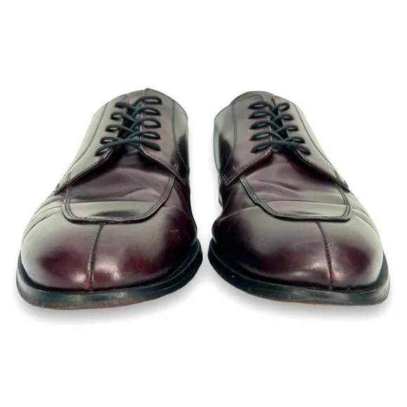 Cole Haan Carter Burgundy Brown Leather Split Toe Derby Oxford CO1525 13D