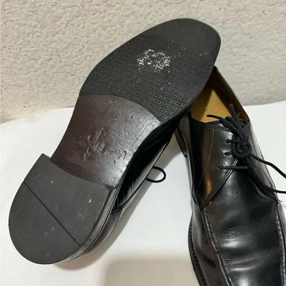 Cole Haan Eaton Apron Toe Derby Oxford Dress Shoes Black