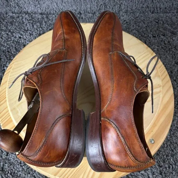 Cole Haan Giraldo II Bike Toe Derby Mens 12 Brown Brogue Oxford Dress Shoe Grand